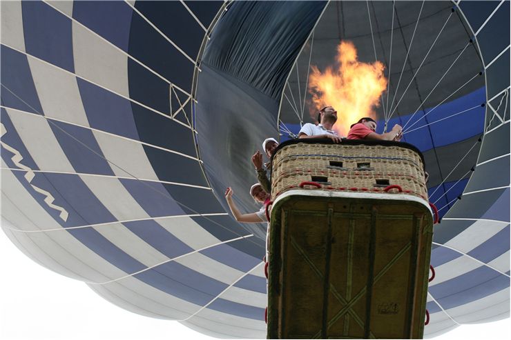 Picture Of Flight Withhot Air Balloon