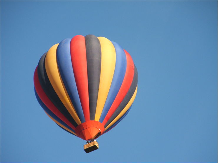 Picture Of Flying Hot Air Balloon