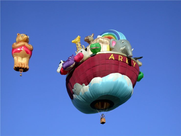 Picture Of Special Shaped Hot Air Balloons